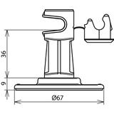 Wspornik dachowy DEHNsnap