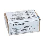 1AMP 700V AC UL FERRULE 10x38MM FUSE Wkładka szybka 1A AC 700V 10x38 mm aR UL FWC-1A10F EATON