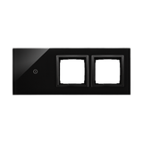 Simon 54 TOUCH WMDZ-01122S-075 Panel dotykowy S54 Touch, 3 moduły, 1 pole dotykowe + 2 otwory na osp DSTR3100/75 KONTAKT