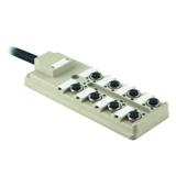SAI-8-F 4P PUR 10M Pasywny rozdzielacz czujnik-siłownik (z przewodem) 9456760000 WEIDMÜLLER