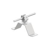 AN-11WN/OH/S Uchwyt przykręcany H=3,5cm Z-zatrzask /OH/ szary