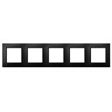 ARIA Ramka pięciokrotna - kolor czarny metalik