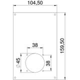 VHF-P12, Ramka montażowa