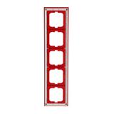 AXCENT Ramka 5-krotna  czerwony