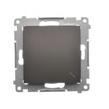 Simon 54 Łącznik schodowy 10A 250V szybkozłączka brąz mat DW6.01/46 KONTAKT