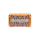 Złączka instalacyjna wciskana 8-przewodowa; Dwurzędowa; Na drut 0,75-2,5mm2; IEC 300V/24A; 10 szt. O