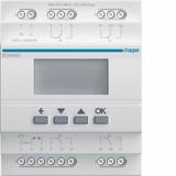 Wielofunkcyjny zegar cyfrowy z Bluetooth, 16A, 4-krotny EGN400 HAGER