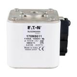 FUSE 1100A 1000V 3BKN/75 AR UR Wkładka szybka 1100A AC 1000V rozmiar 3 74x92x76 mm aR IEC, 170M8611