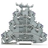 TOPJOBS złączka 3-piętrowa 2,5 mm2 L szara