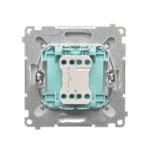 Simon Basic Przycisk dzwonek 10A szybkozłączka biały