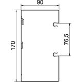 GS-A90170RW, Kanał podparapetowy 90X170 CZ.B.