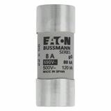 CYLINDRICAL FUSE 22 x 58 8A GG 690V AC Wkładka cylindryczna 22 x 58mm 8A GG 690V AC C22G8 EATON