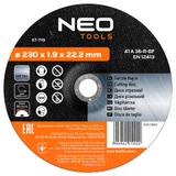 Tarcza tnąca do metalu 230 x 1.9 x 22.2 mm, 41 A46-S-BF