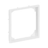 FUTURE Pierścień pośredni Do mocowania pokryw o wymiarach 55 x 55 mm biały studyjny