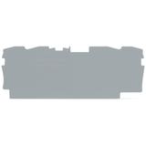 Ścianka końcowa szara TOPJOBS 2004‑1491 /25szt./ WAGO