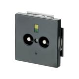 CARAT/FUTURE  Gniazdo wyrównania potencjałów (męskie)  antracyt