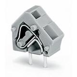 złączka do płytek drukowanych ciemnoszara raster 7,5/7,62 mm