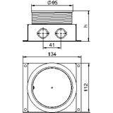 UDL2-80/70, PUSZKA PODPODŁOGOWA