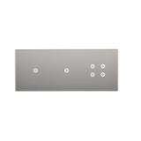 Simon 54 Touch Panel dotykowy S54 Touch 3 moduły 1 pole dotykowe + 1 pole dotykowe + 4 pola dotykowe srebrna mgła DSTR3114/71 KONTAKT