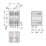wtyk dwupiętrowy THT /100szt./ WAGO