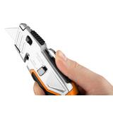 Nóż z ostrzem trapezowym, 1+5 ostrzy