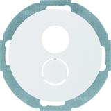 BERKER R.classic Płytka czołowa do gniazda głośnikowego biały 11962079 HAGER