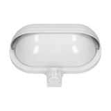 MUSAM, oprawa ogrodowa z czujnikiem ruchu 180st, 1x60W, E27, IP44, z przesłoną, plastik, biała LF-1/W ORNO
