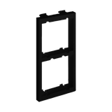 Adapter CIMA na 2 moduły K45 (45x45mm)pionowo szary grafit S62/14 KONTAKT