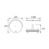 Lampka biurkowa SATURN LED WHITE SPEAKER