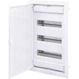 Rozdzielnica podtynkowa 3x12+2 drzwi metalowe ECG42 001101027 ETI