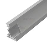 PROFILO C SET-FR Profil do taśmy LED 1m z kloszem szronionym i zaślepkami (2 szt.) PROFILO C SET-FR