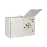 VG-2Z-uk Gn.podw. 2x2P+Z-/t IP44 białe VG 262-01 51.325 OPATÓWEK