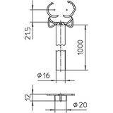 isCon DH, Element dystansowy