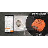SWITCH & ENERGY Pojedynczy przekaźnik Wi-Fi 230V z funkcją monitorowania parametrów sieci.