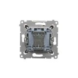 Simon 54 Łącznik krzyżowy bez piktogramu 16A 250V zaciski śrubowe antracyt DW7A.01/X/48 KONTAKT