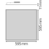 Oprawa BIOLUX HCL PANEL 600 ZB 43W 2700-6500K