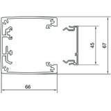 tehalit.DA200 Kolumna jednostronna DA200-45 z mechanizm rozporowym H=3,0-3,3m aluminium DAS453000ELN