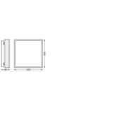 Oprawa SMART+ WIFI ORBIS MAGNET 300X300 TW BK