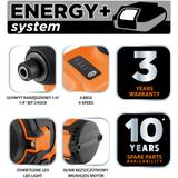 Zakrętarka udarowa bezszczotkowa 18V 300Nm, hex 1” compact Energy+ bez akumulatora NEO GTX 04-612 GTX Poland
