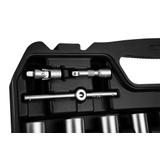 Zestaw kluczy 110 elementów 1/2",1/4", satynowy