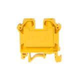 ZSG1-10.0Nz ,  Złączka szynowa gwintowa, seria NOWA, 10,0 mm2, TS 32,35, 1 tor, żółty