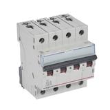 WYŁĄCZNIK NADPRĄDOWY S 304 4P C 0,5A 6000A SERII TX3, Legrand