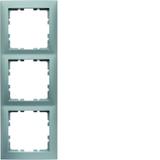 BERKER B.Kwadrat Ramka potrójna aluminium mat lakierowana 5310138994 HAGER