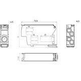 Blok rozdzielczy PV 1500V DC SDB-70/CZA 192A TH35 1x70+4x25 48.974 OPATÓWEK