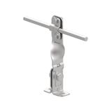 Uchwyt na blachę kątowo-skręc,Z-śruba H=14,5cm/OH/