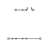 dwupiętrowa złączka przelotowa kolor obudowy szary