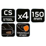 Haki 150 mm, zestaw 4 szt.