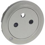 CELIANE - Plakietka do gniazda ze wskaźnikiem LED tytanowa, Legrand