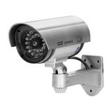Atrapa kamery monitorującej CCTV, bateryjna, srebrna CD-3/G ORNO