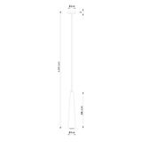 Sollux Lampa wisząca SULA 1 naturalne drewno SL.1100